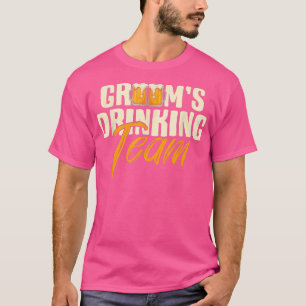 Grooms Drinking Team Stag Bachelor Party Wedding G T-Shirt