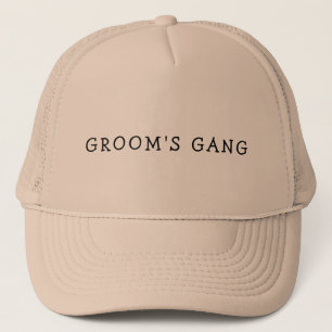 GROOM'S GANG BACHELOR TUCKER HAT