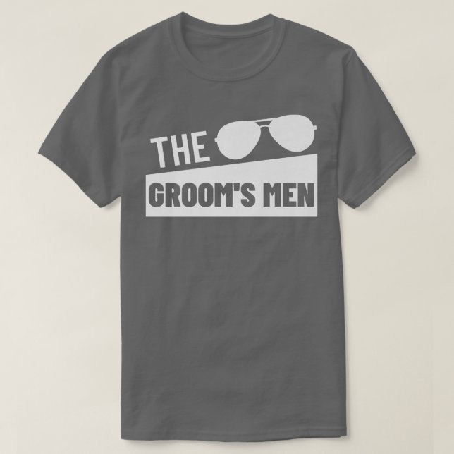 Grooms Men Wedding Party Best Man Bachelor Party G T-Shirt (Design Front)