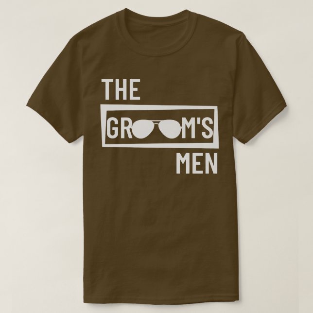Grooms Men Wedding Party Best Man Bachelor Party G T-Shirt (Design Front)