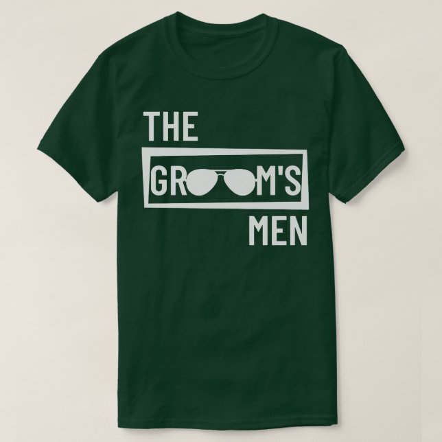 Grooms Men Wedding Party Best Man Bachelor Party G T-Shirt (Design Front)