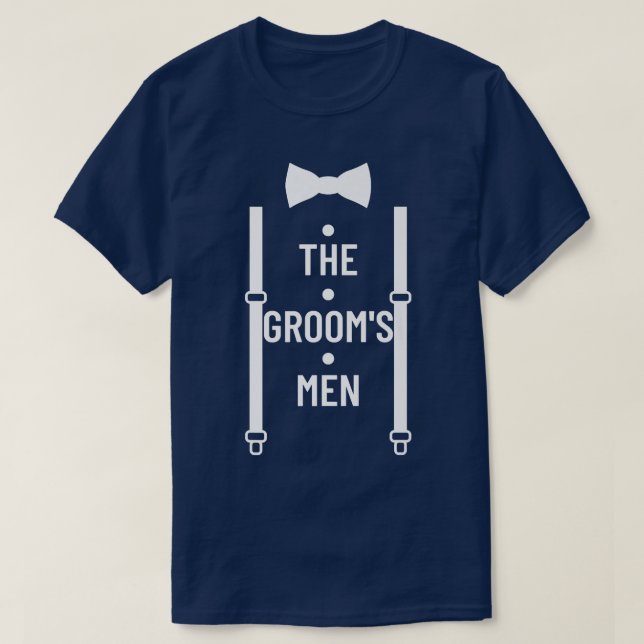 Grooms Men Wedding Party Best Man Bachelor Party G T-Shirt (Design Front)