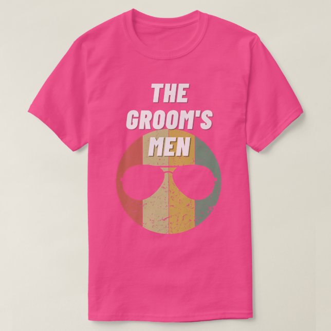Grooms Men Wedding Party Best Man Bachelor Party G T-Shirt (Design Front)