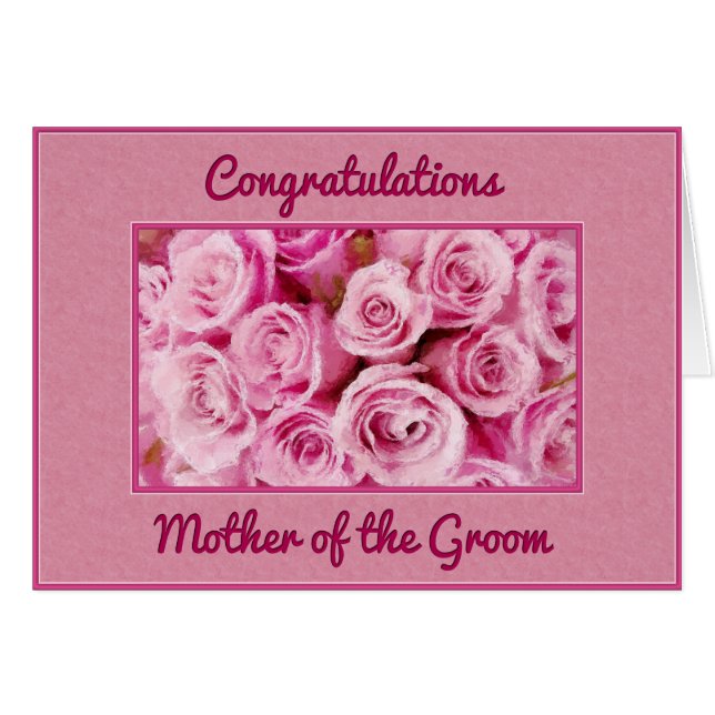 Groom's Mother's Painted Roses (Front Horizontal)