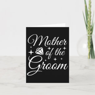 Grooms Mum Marriage Bridal Shower Mother Of The Gr Card