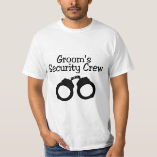 Grooms Security Crew Handcuffs T-Shirt