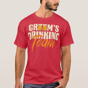 Grooms Stag Bachelor Party Wedding Beer Groomsmen T-Shirt