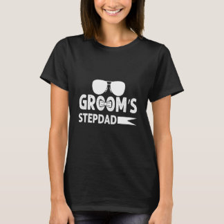 Groom's Stepdad Bachelor Party Stag Groom Wedding T-Shirt
