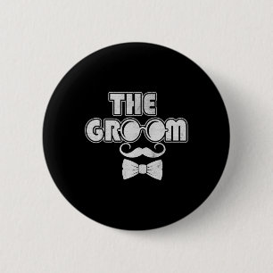 Grooms Wolfpack Bachelor Party Groomsmen Wedding T 6 Cm Round Badge
