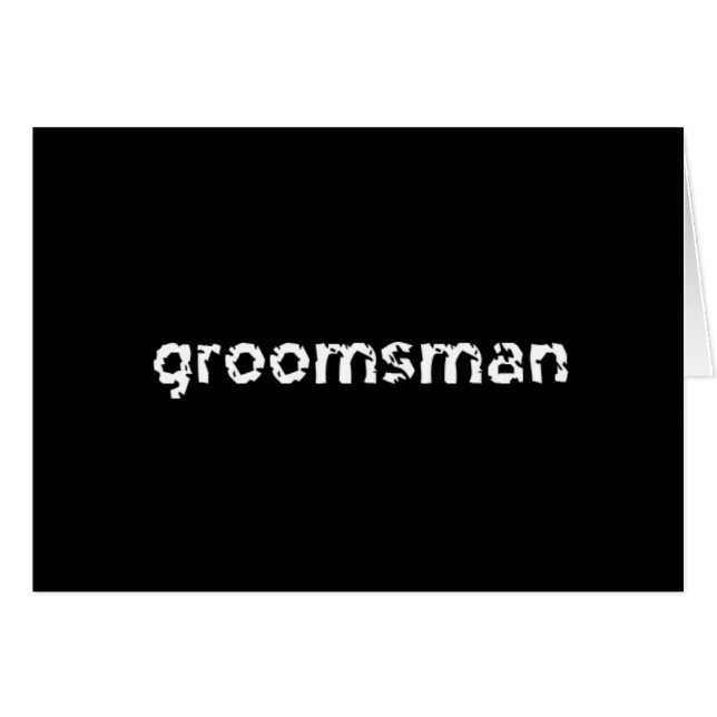 Groomsman (Front Horizontal)