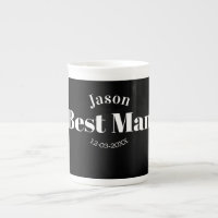 groomsman bachelor party best man black white date