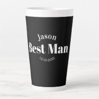 groomsman bachelor party best man black white date