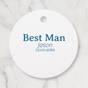 groomsman bachelorette party add name modern simpl favour tags
