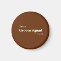 groomsman bachelorette party add name modern simpl