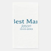 groomsman bachelorette party add name modern simpl