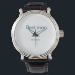 groomsman best man add name text bachelorette watch<br><div class="desc">design</div>
