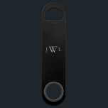 Groomsman Black Custom Monogram Name<br><div class="desc">Groomsmen Gifts.  Monogram.  Name.  Black.</div>
