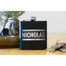 Groomsman Flask - Personalised Best Man Gift