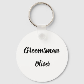Groomsman Gift Custom Name Gifts Wedding Key Ring