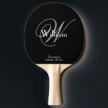 Groomsman Gift Modern Monogram Cool Script Name Ping Pong Paddle<br><div class="desc">Wedding Party Gifts Groomsmen Groomsman Gift Modern Monogram Cool Script Name Ping Pong Paddle, which matches the Beer Pong Table listed in this store. Click personalise this template to customise it with the monogram Initial, the first name, and the wedding date quickly and easily. Groomsman Gift Modern Monogram Cool Script...</div>