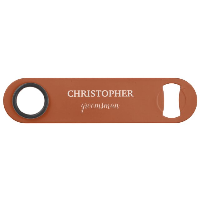 Groomsman Gift Personalised  Monogram Wedding (Front (Horizontal))