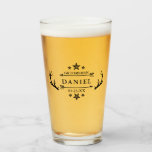 Groomsman Gift Wedding Favour Personalised Antlers<br><div class="desc">Groomsman Gift Wedding Favour Personalised Antlers Glass. Perfect bachelor party gift for groomsmen. Personalise this custom design with a title,  name,  and date. This design features deer antlers,  arrows and stars.</div>