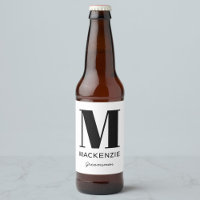 Groomsman Monogram Name