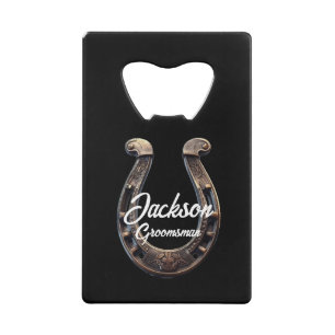 Groomsman Ornate Horseshoe