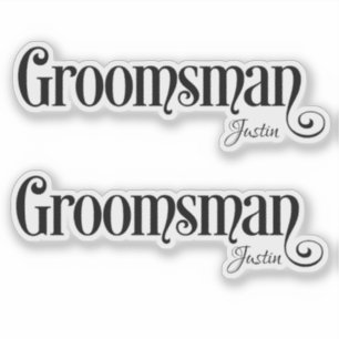 Groomsman Personalised 