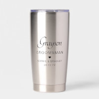 Groomsman Personalised Name Wedding Party