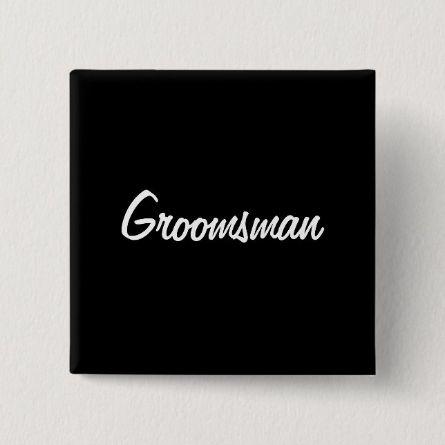 Groomsman pin (Front)