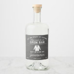 Groomsman Proposal Liquor Bottle Label Set<br><div class="desc">Pop the BIG question to your groomsmen with these fun liquor bottle labels! Gather the guys and get this party started!</div>