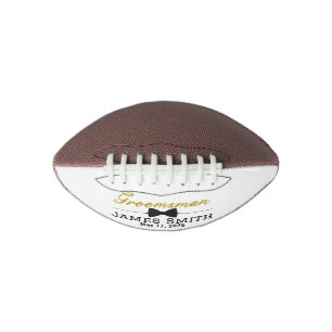 Groomsman Proposal Mini Football