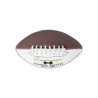 Groomsman Proposal Mini Football