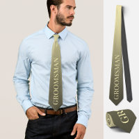 Groomsman proposal wedding party modern