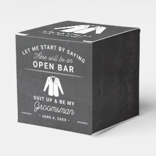 Groomsman Proposal Will You Be My Groomsman Favour Box