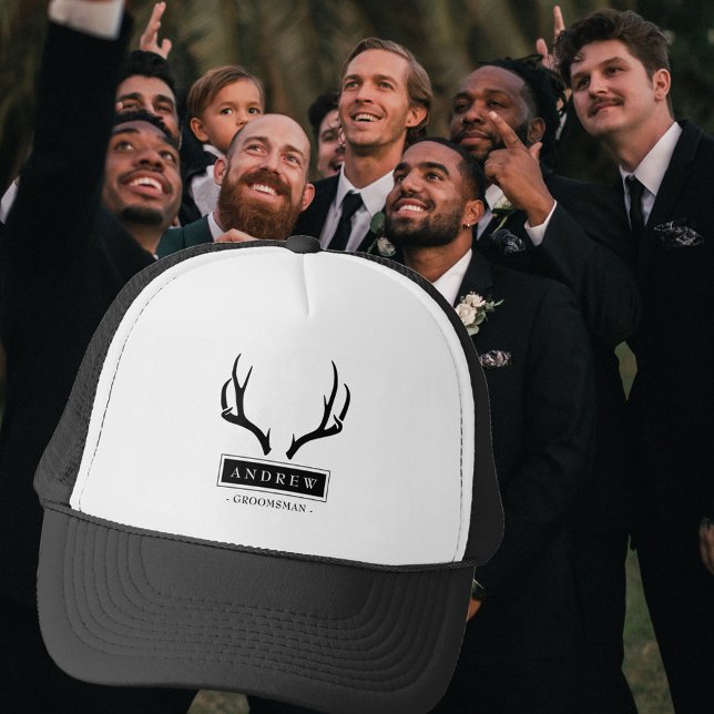 Groomsman Trucker Hat (Creator Uploaded)