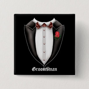Groomsman Tuxedo Button