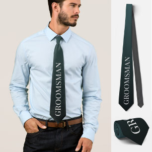 Groomsman wedding Bachelor party black Tie
