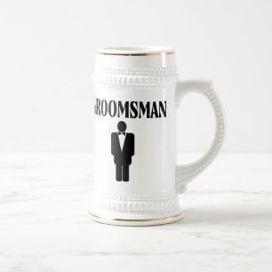 Groomsman Wedding Beer Stein