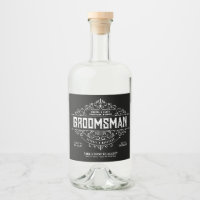 Groomsmen and Best Man Proposal Gift Liquor
