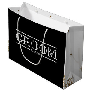 Groomsmen Bachelor Party Custom  Large Gift Bag