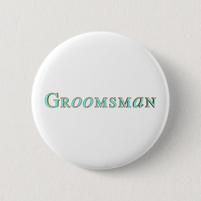 Groomsmen Button (Front)