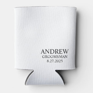 Groomsmen Can Cooler, Groomsmen Gifts Personalised Cooler