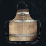 Groomsmen Gifts Apron<br><div class="desc">Rustic whiskey barrel design featuring bold western typography. Personalise this design with your own text. Further customise this design by selecting the "customise further" link if desired.</div>