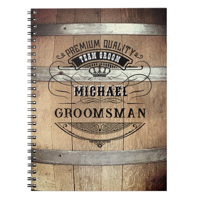 Groomsmen Gifts Notebook (Front)