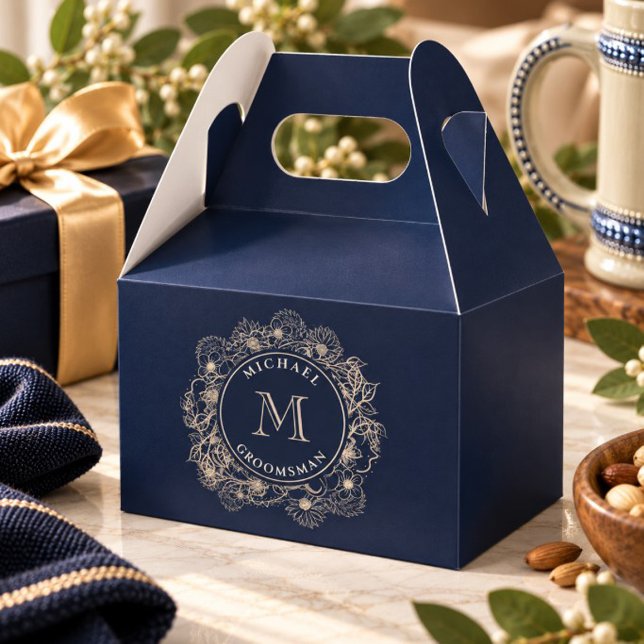 Groomsmen Personalised Favour Box (Creator Uploaded)