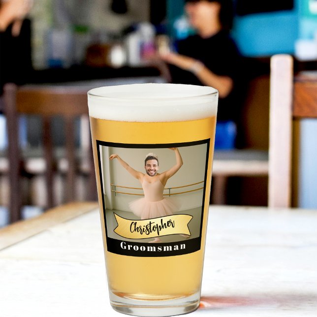 Groomsmen Pint Glass Series: The Barre Tender (Creator Uploaded)