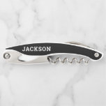 Groomsmen Proposal Cork Screw Best Man Proposal Corkscrew<br><div class="desc">Pop the question in style with this personalised cork screw! 
Easily edit the name and title. Even change the colours to match your wedding!</div>