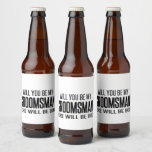 GROOMSMEN PROPOSAL Labels<br><div class="desc">Personalised Groomsman Proposal Gift,  Groomsmen Gift,  Groomsmen Proposal,  Groomsmen</div>